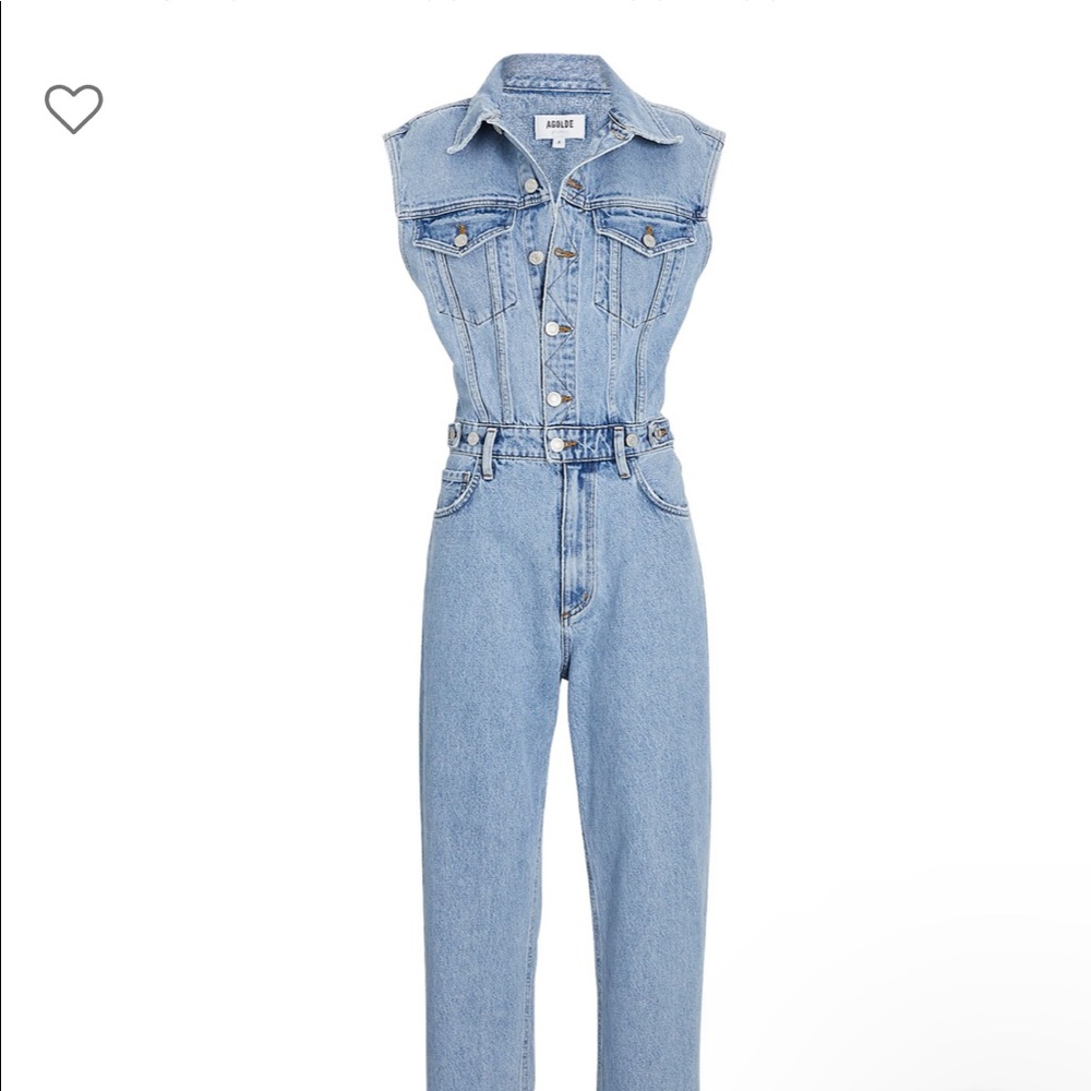 Agolde denim jumpsuit